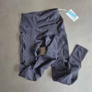 Sweetflexx Black Resistance Full Lenght Leggings Size 4 NWT Pockets